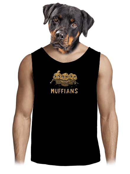 Muffians férfi trikó Black