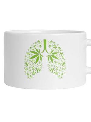 Gandzsa tüdő macaron bögre White