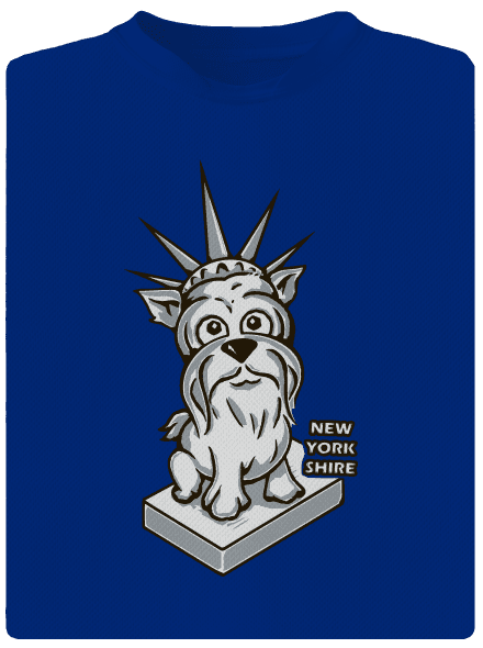 New Yorkshire férfi sportpóló Royal Blue Mal