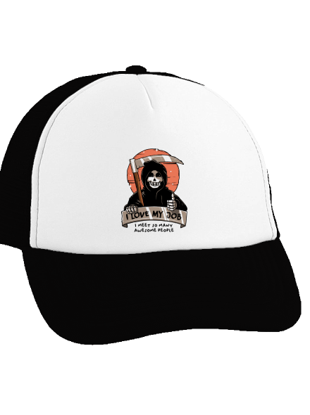 I love my job teherautós sapka Black cap