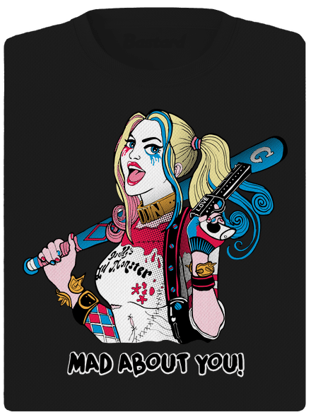 Joker és Harley női sportpóló Black
