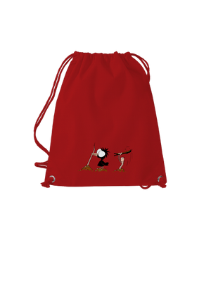 Vigyázz melyik végét fogod hátizsák Red Mal