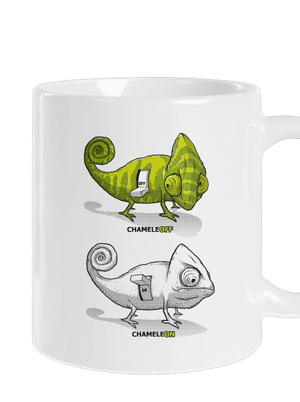 ChameleON ChameleOFF hagyományos bögre White