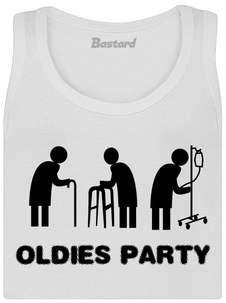 Oldies party klasszikus női trikó White