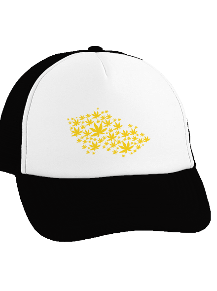 Ganja country teherautós sapka Black cap