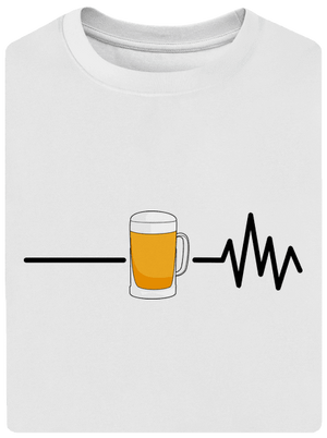 Beer help unisex túlméretezett póló White