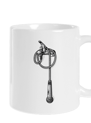 A zuhanny alatt hagyományos bögre White