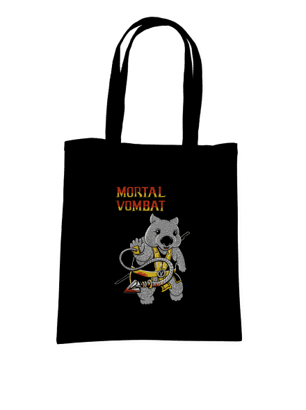 Mortal Vombat táska Black