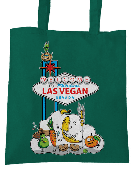 Las Vegan táska Bottle Green