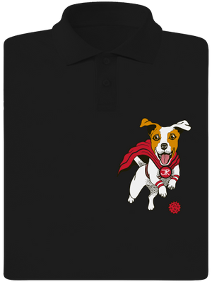 Jack Russell férfi pólóingek Black