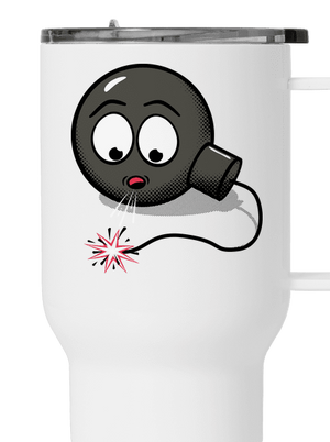 Bomba termosz bögre White