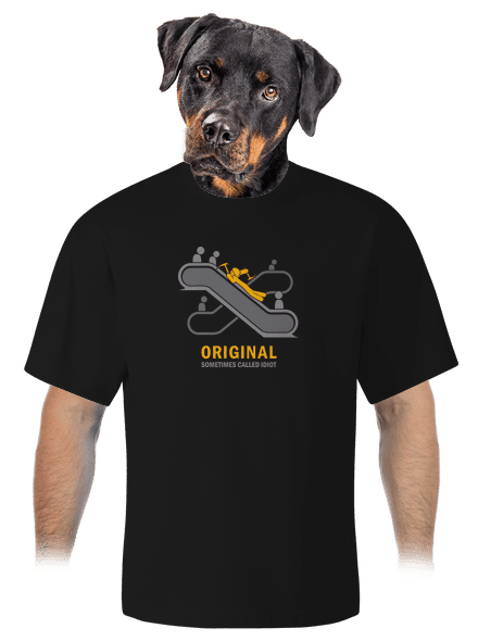 Eredeti unisex túlméretezett póló Black