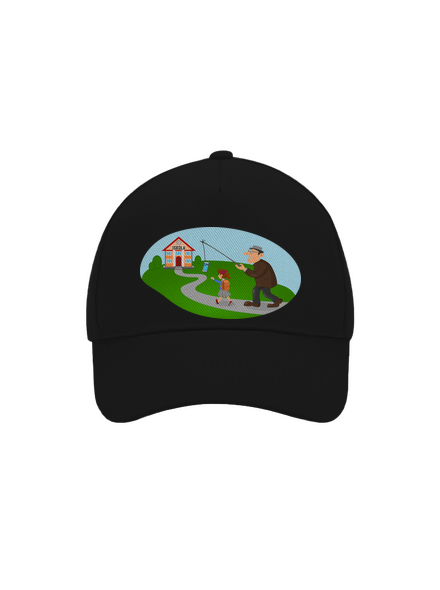 Vissza az iskolába baseballsapka Black