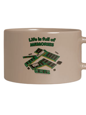 Memóriában tárolva macaron bögre Brown Macaron