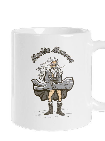 Merlin Monroe	 hagyományos bögre White