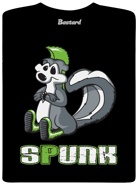 Spunk férfi hosszú ujjú póló Black