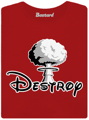 Destroy prémium női póló Red Mal