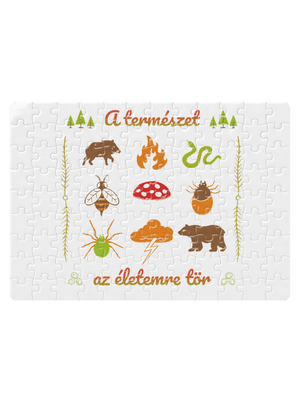 A természet az életemre tör kirakós White