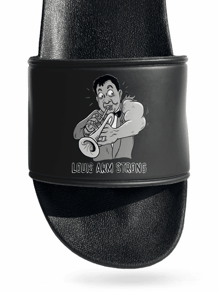 Louis Armstrong papucs Black
