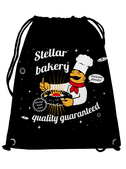 Stellar bakery hátizsák Black