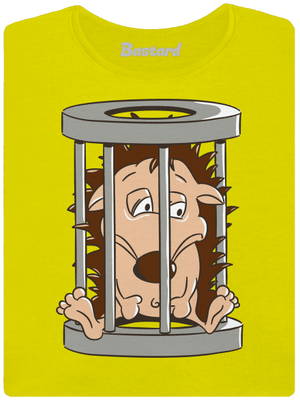 Sün a ketrecben prémium női póló Lemon