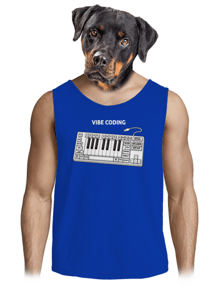 Vibe coding férfi trikó Royal Blue