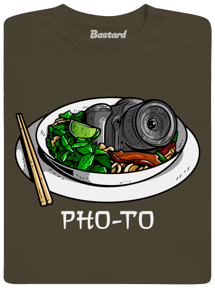 Pho-to férfi hosszú ujjú póló Urban Khaki
