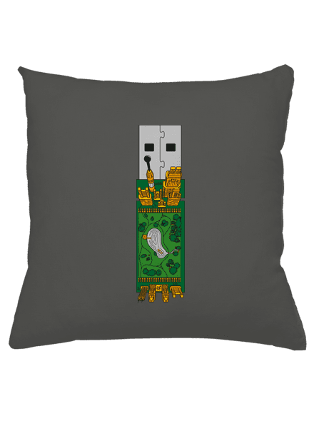 USB city párna Gray Pol