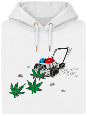 Ganja bust unisex prémium pulóver Snowwhite