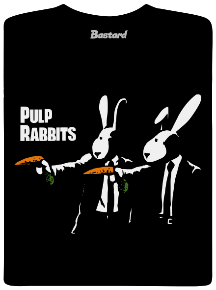 Pulp Rabbits gyerek póló Black