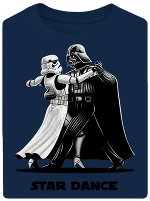 Star dance unisex túlméretezett póló Midnight Blue