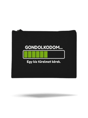 Gondolkodom kis táska Black