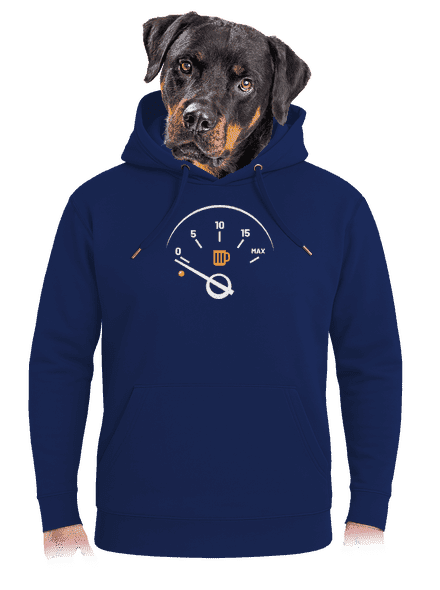 Üres tank unisex prémium pulóver Navy