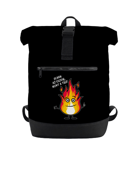 Olyan az eszem, mint a tűz! hátizsák Black
