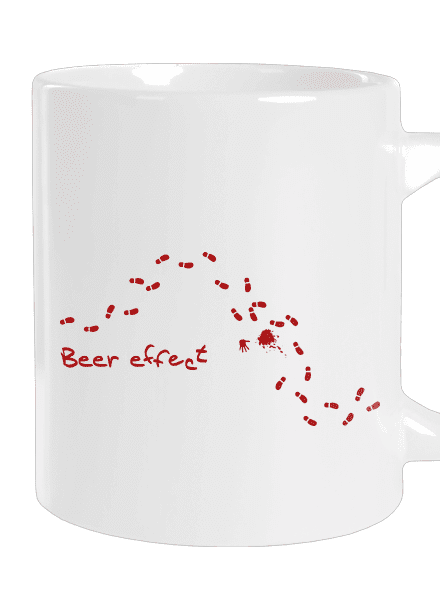 Beer effect nagy bögre White