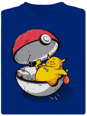 Pokémonnak annyi férfi sportpóló Royal Blue Mal