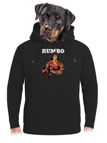  unisex prémium pulóver Dark Black