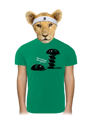 Felhúzva gyerek sport póló Kelly Green Mal