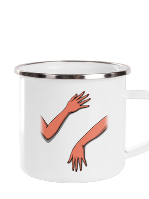 Nyugtalan kezek pléhbögre White