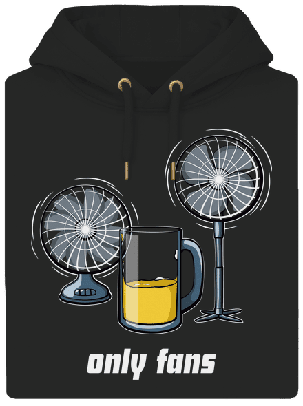 Only fans unisex prémium pulóver Dark Black