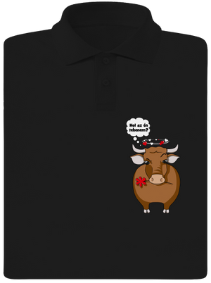 Tehén és bika férfi pólóingek Black