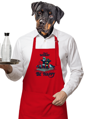 Don't worry kötény Red