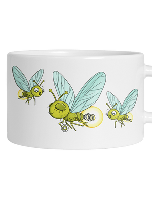 Szentjánosbogár macaron bögre White