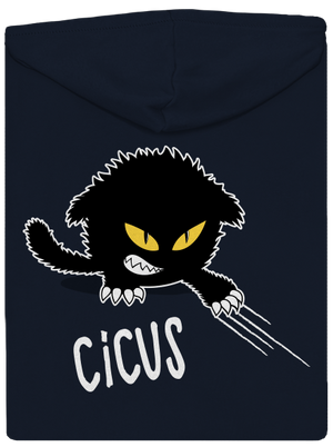 Cicus cipzáras női pulóver Navy Mal