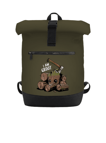 I Am Groot hátizsák Military Green