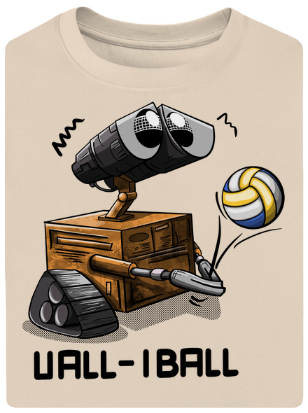 Vall-iball unisex túlméretezett póló Almond