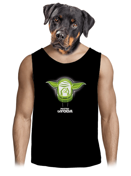 Master DiYoda férfi trikó Black