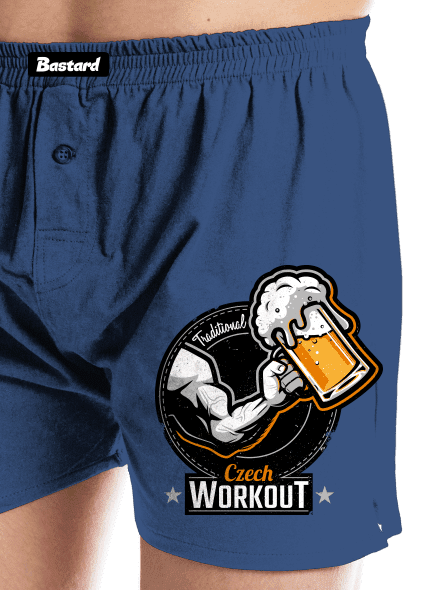 Czech workout férfi alsó nadrág Blue