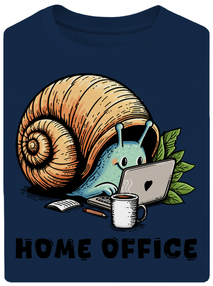 Sneka home office unisex túlméretezett póló Midnight Blue