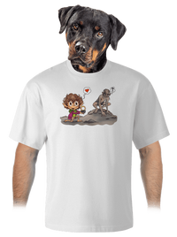 unisex túlméretezett póló